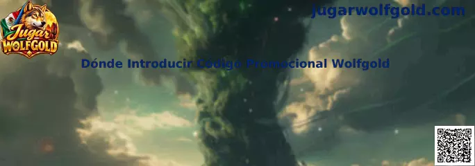 Guía visual para localizar dónde introducir un código promocional relacionado con Wolfgold